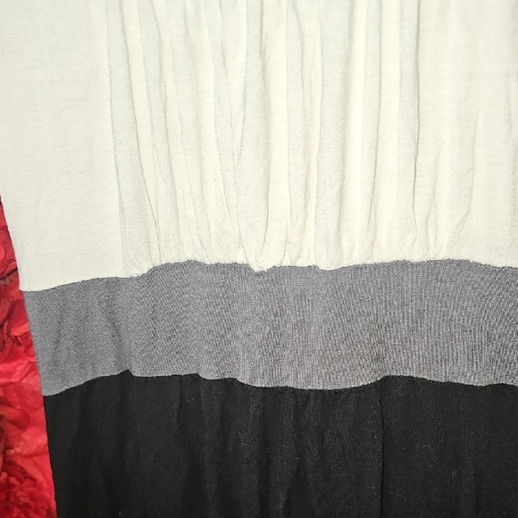 Body Central Women's Black/White/Gray Dress Size Large - Picture 3 of 8